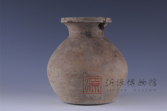 汉灰陶壶
