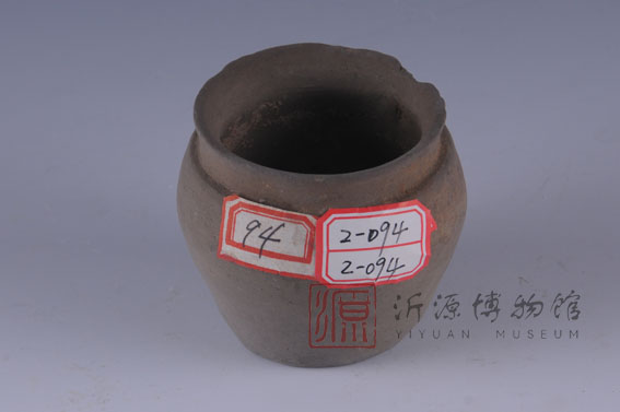 新时期时代龙山文化黑陶罐