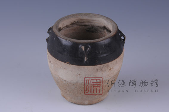 清黑釉四系瓷罐