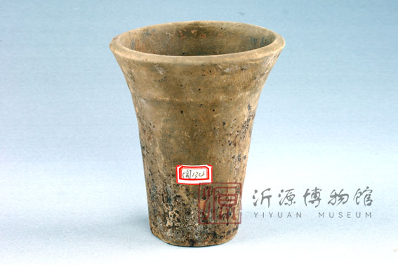战国灰陶杯