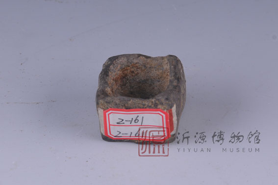 新石器时代龙山文化灰陶小方杯