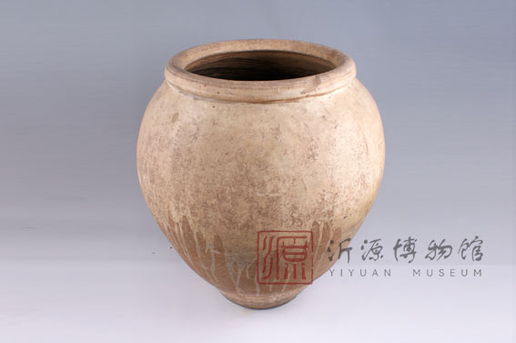 金白釉大瓷缸