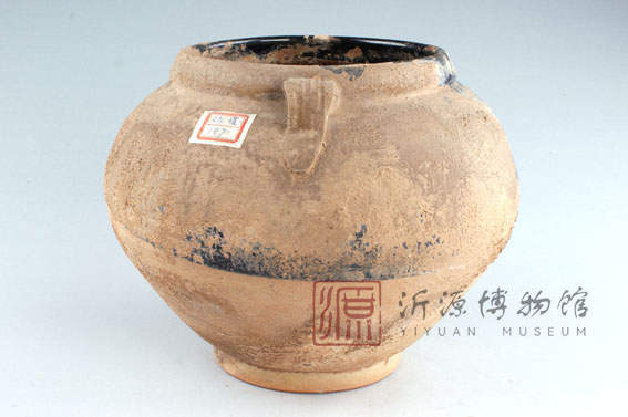 元酱釉二系瓷罐