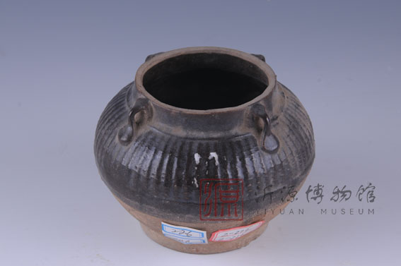 清酱釉四系瓷罐