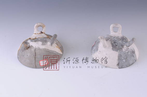 战国灰陶器物盖