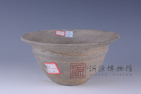 春秋灰陶盆