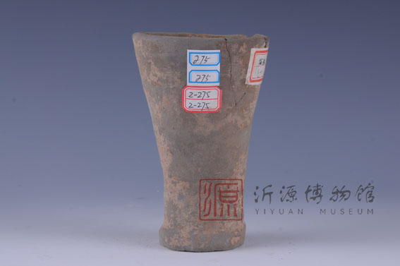 汉灰陶觚