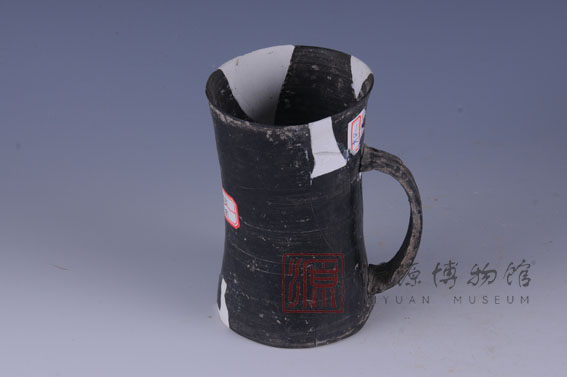 新石器时代龙山文化蛋壳单系黑陶杯