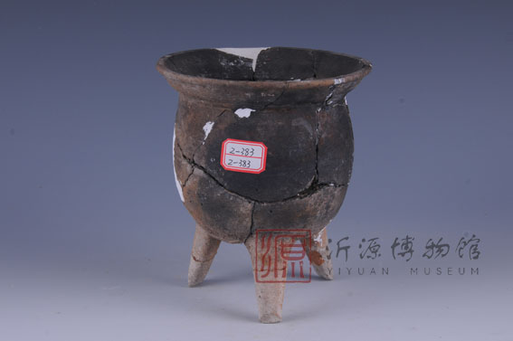 新石器时代龙山文化灰陶罐形鼎