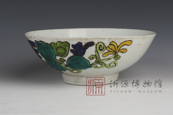 清四季花瓷碗