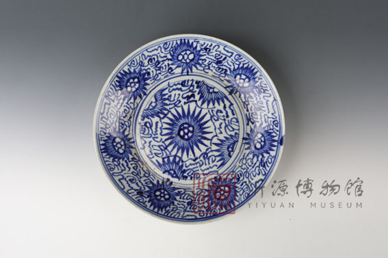 清青花大瓷盘