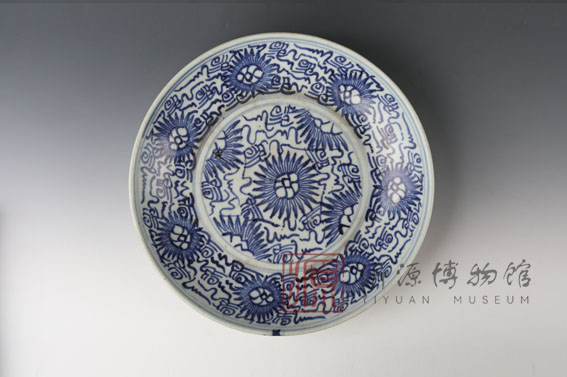 清青花大瓷盘