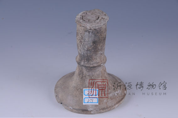 西周灰陶豆（残）