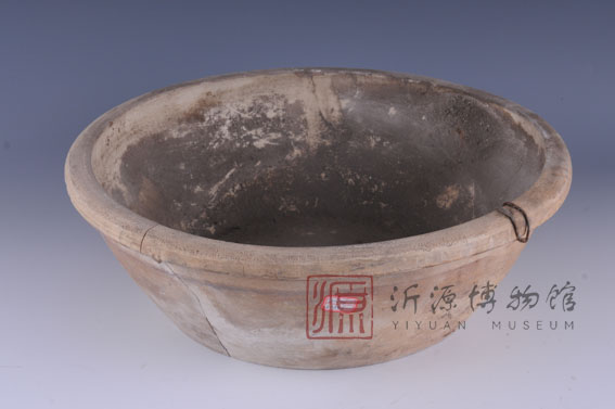 明白釉瓷盆